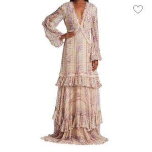 Alexis Rain Floor-Length Dress in Wisteria / Neiman Marcus / Revolve